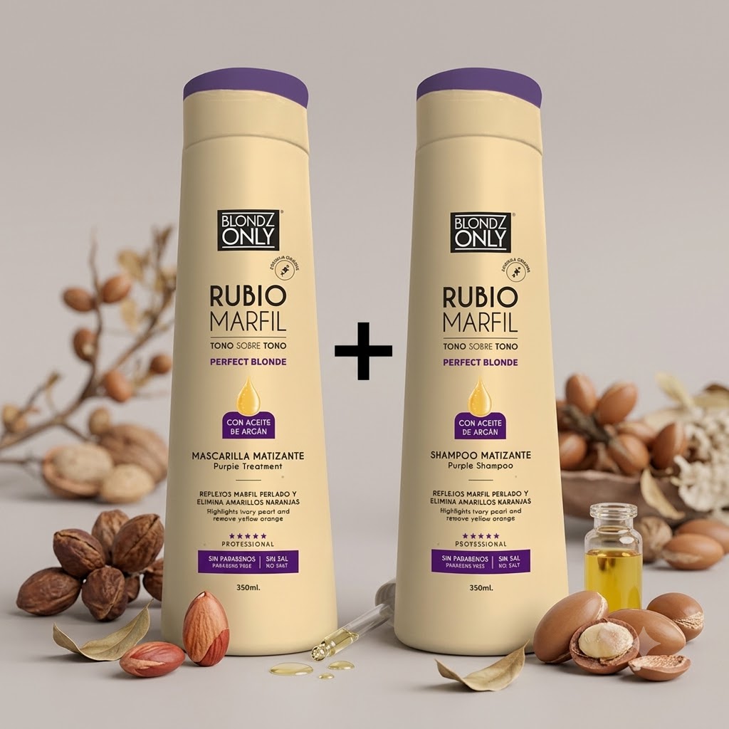 KIT CAPILAR TONO SOBRE TONO RUBIO MARFIL - 350ml - Image 2
