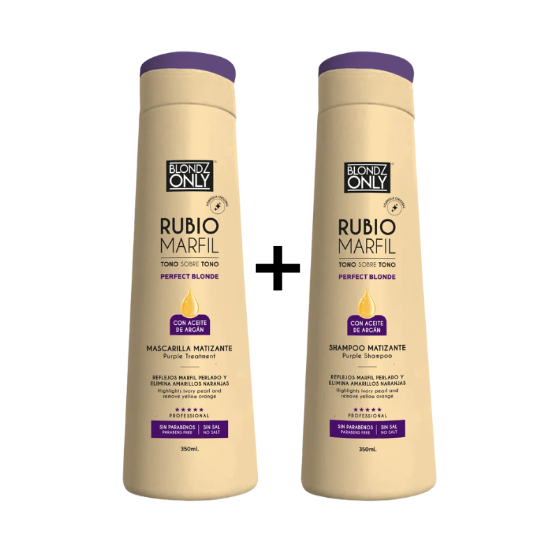 KIT CAPILAR TONO SOBRE TONO RUBIO MARFIL - 350ml